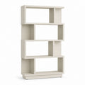 Libreria a giorno bianco in pannello truciolare nobilitato 80 x 30 x 180 cm